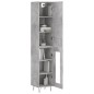 vidaXL Highboard Betongrau 34,5x34x180 cm Holzwerkstoff vidaXL Highboard Betongrau 34,5x34x180 cm Holzwerkstoff