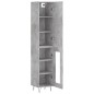 vidaXL Highboard Betongrau 34,5x34x180 cm Holzwerkstoff vidaXL Highboard Betongrau 34,5x34x180 cm Holzwerkstoff