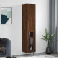 vidaXL Highboard Braun Eichen-Optik 34,5x34x180 cm Holzwerkstoff vidaXL Highboard Braun Eichen-Optik 34,5x34x180 cm Holzwerkstoff