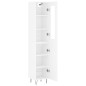 vidaXL Highboard Weiß 34,5x34x180 cm Holzwerkstoff vidaXL Highboard Weiß 34,5x34x180 cm Holzwerkstoff