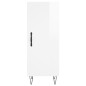 vidaXL Highboard Hochglanz-Weiß 34,5x34x180 cm Holzwerkstoff vidaXL Highboard Hochglanz-Weiß 34,5x34x180 cm Holzwerkstoff