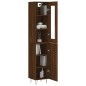 vidaXL Highboard Braun Eichen-Optik 34,5x34x180 cm Holzwerkstoff vidaXL Highboard Braun Eichen-Optik 34,5x34x180 cm Holzwerkstoff
