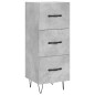 vidaXL Highboard Betongrau 34,5x34x180 cm Holzwerkstoff vidaXL Highboard Betongrau 34,5x34x180 cm Holzwerkstoff