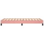 vidaXL Bettgestell Rosa 90x200 cm Samt vidaXL Bettgestell Rosa 90x200 cm Samt