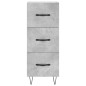 vidaXL Highboard Betongrau 34,5x34x180 cm Holzwerkstoff vidaXL Highboard Betongrau 34,5x34x180 cm Holzwerkstoff