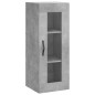 vidaXL Highboard Betongrau 34,5x34x180 cm Holzwerkstoff vidaXL Highboard Betongrau 34,5x34x180 cm Holzwerkstoff
