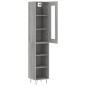 vidaXL Highboard Grau Sonoma 34,5x34x180 cm Holzwerkstoff vidaXL Highboard Grau Sonoma 34,5x34x180 cm Holzwerkstoff