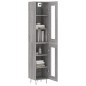 vidaXL Highboard Grau Sonoma 34,5x34x180 cm Holzwerkstoff vidaXL Highboard Grau Sonoma 34,5x34x180 cm Holzwerkstoff