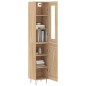 vidaXL Highboard Sonoma-Eiche 34,5x34x180 cm Holzwerkstoff vidaXL Highboard Sonoma-Eiche 34,5x34x180 cm Holzwerkstoff