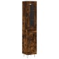 vidaXL Highboard Räuchereiche 34,5x34x180 cm Holzwerkstoff vidaXL Highboard Räuchereiche 34,5x34x180 cm Holzwerkstoff