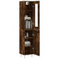 vidaXL Highboard Räuchereiche 34,5x34x180 cm Holzwerkstoff vidaXL Highboard Räuchereiche 34,5x34x180 cm Holzwerkstoff