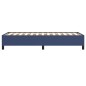 Bettgestell Blau 100x200 cm Stoff Bettgestell Blau 100x200 cm Stoff