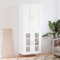 vidaXL Highboard Weiß 69,5x34x180 cm Holzwerkstoff vidaXL Highboard Weiß 69,5x34x180 cm Holzwerkstoff