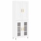 vidaXL Highboard Weiß 69,5x34x180 cm Holzwerkstoff vidaXL Highboard Weiß 69,5x34x180 cm Holzwerkstoff