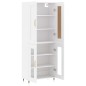 vidaXL Highboard Weiß 69,5x34x180 cm Holzwerkstoff vidaXL Highboard Weiß 69,5x34x180 cm Holzwerkstoff