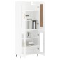 vidaXL Highboard Hochglanz-Weiß 69,5x34x180 cm Holzwerkstoff vidaXL Highboard Hochglanz-Weiß 69,5x34x180 cm Holzwerkstoff