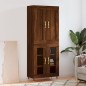 vidaXL Highboard Braun Eichen-Optik 69,5x34x180 cm Holzwerkstoff vidaXL Highboard Braun Eichen-Optik 69,5x34x180 cm Holzwerkstoff