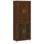 vidaXL Highboard Braun Eichen-Optik 69,5x34x180 cm Holzwerkstoff vidaXL Highboard Braun Eichen-Optik 69,5x34x180 cm Holzwerkstoff