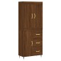 vidaXL Highboard Braun Eichen-Optik 69,5x34x180 cm Holzwerkstoff vidaXL Highboard Braun Eichen-Optik 69,5x34x180 cm Holzwerkstoff
