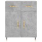 vidaXL Highboard Betongrau 69,5x34x180 cm Holzwerkstoff vidaXL Highboard Betongrau 69,5x34x180 cm Holzwerkstoff
