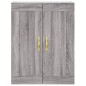 vidaXL Highboard Grau Sonoma 69,5x34x180 cm Holzwerkstoff vidaXL Highboard Grau Sonoma 69,5x34x180 cm Holzwerkstoff