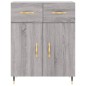 vidaXL Highboard Grau Sonoma 69,5x34x180 cm Holzwerkstoff vidaXL Highboard Grau Sonoma 69,5x34x180 cm Holzwerkstoff
