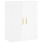vidaXL Highboard Hochglanz-Weiß 69,5x34x180 cm Holzwerkstoff vidaXL Highboard Hochglanz-Weiß 69,5x34x180 cm Holzwerkstoff