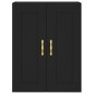 vidaXL Highboard Schwarz 69,5x34x180 cm Holzwerkstoff vidaXL Highboard Schwarz 69,5x34x180 cm Holzwerkstoff