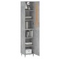 vidaXL Highboard Betongrau 34,5x34x180 cm Holzwerkstoff vidaXL Highboard Betongrau 34,5x34x180 cm Holzwerkstoff