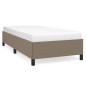 Bettgestell Taupe 90x190 cm Stoff Bettgestell Taupe 90x190 cm Stoff