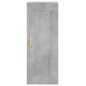 vidaXL Highboard Betongrau 34,5x34x180 cm Holzwerkstoff vidaXL Highboard Betongrau 34,5x34x180 cm Holzwerkstoff