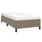 Bettgestell Taupe 90x190 cm Stoff Bettgestell Taupe 90x190 cm Stoff