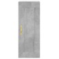 vidaXL Highboard Betongrau 34,5x34x180 cm Holzwerkstoff vidaXL Highboard Betongrau 34,5x34x180 cm Holzwerkstoff