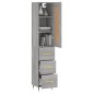 vidaXL Highboard Grau Sonoma 34,5x34x180 cm Holzwerkstoff vidaXL Highboard Grau Sonoma 34,5x34x180 cm Holzwerkstoff