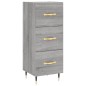 vidaXL Highboard Grau Sonoma 34,5x34x180 cm Holzwerkstoff vidaXL Highboard Grau Sonoma 34,5x34x180 cm Holzwerkstoff