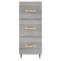 vidaXL Highboard Grau Sonoma 34,5x34x180 cm Holzwerkstoff vidaXL Highboard Grau Sonoma 34,5x34x180 cm Holzwerkstoff