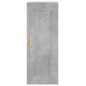 vidaXL Highboard Betongrau 34,5x34x180 cm Holzwerkstoff vidaXL Highboard Betongrau 34,5x34x180 cm Holzwerkstoff
