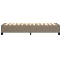 Bettgestell Taupe 90x190 cm Stoff Bettgestell Taupe 90x190 cm Stoff