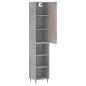 vidaXL Highboard Betongrau 34,5x34x180 cm Holzwerkstoff vidaXL Highboard Betongrau 34,5x34x180 cm Holzwerkstoff