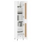 vidaXL Highboard Weiß 34,5x34x180 cm Holzwerkstoff vidaXL Highboard Weiß 34,5x34x180 cm Holzwerkstoff