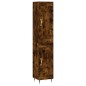 vidaXL Highboard Räuchereiche 34,5x34x180 cm Holzwerkstoff vidaXL Highboard Räuchereiche 34,5x34x180 cm Holzwerkstoff