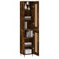 vidaXL Highboard Räuchereiche 34,5x34x180 cm Holzwerkstoff vidaXL Highboard Räuchereiche 34,5x34x180 cm Holzwerkstoff