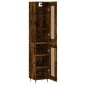 vidaXL Highboard Räuchereiche 34,5x34x180 cm Holzwerkstoff vidaXL Highboard Räuchereiche 34,5x34x180 cm Holzwerkstoff