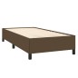 vidaXL Bettgestell Dunkelbraun 80x200 cm Stoff vidaXL Bettgestell Dunkelbraun 80x200 cm Stoff
