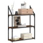 vidaXL Wandregal 3 Fächer Braun Eiche-Optik 60x21x78,5cm Holzwerkstoff vidaXL Wandregal 3 Fächer Braun Eiche-Optik 60x21x78,5cm Holzwerkstoff