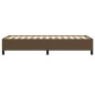 vidaXL Bettgestell Dunkelbraun 80x200 cm Stoff vidaXL Bettgestell Dunkelbraun 80x200 cm Stoff