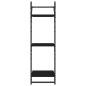 vidaXL Wandregale mit 3 Ablagen & Stangen 2 Stk. Schwarz 30x25x100 cm vidaXL Wandregale mit 3 Ablagen & Stangen 2 Stk. Schwarz 30x25x100 cm