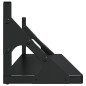 vidaXL Wandregale 2 Stk. Schwarz 80x15x15,5 cm Holzwerkstoff vidaXL Wandregale 2 Stk. Schwarz 80x15x15,5 cm Holzwerkstoff