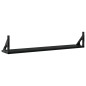 vidaXL Wandregale 2 Stk. Schwarz 80x15x15,5 cm Holzwerkstoff vidaXL Wandregale 2 Stk. Schwarz 80x15x15,5 cm Holzwerkstoff