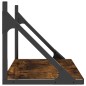 vidaXL Wandregale 2 Stk. Räuchereiche 60x25x25,5 cm Holzwerkstoff vidaXL Wandregale 2 Stk. Räuchereiche 60x25x25,5 cm Holzwerkstoff